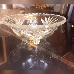 Vintage Crystal Candy Dish